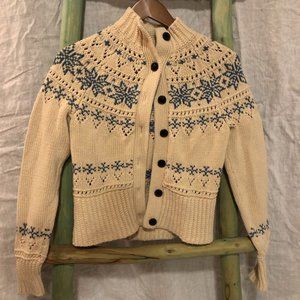 LL Bean Heritage Fisherman Cardigan XXS